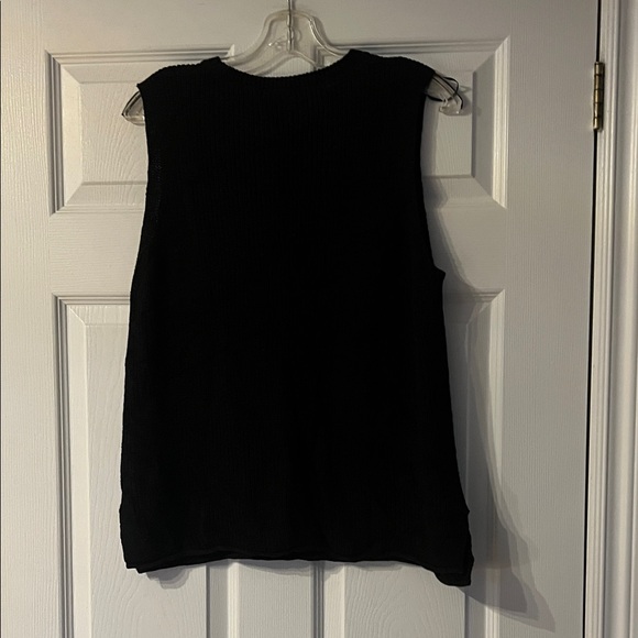 Northern Reflections Black knit Tank Top - Picture 4 of 4